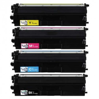 Brother TN-436 4 PACK COMBO BCMY Toner Compatible High Yield 6500 Pages for Brother MFC-L8900C